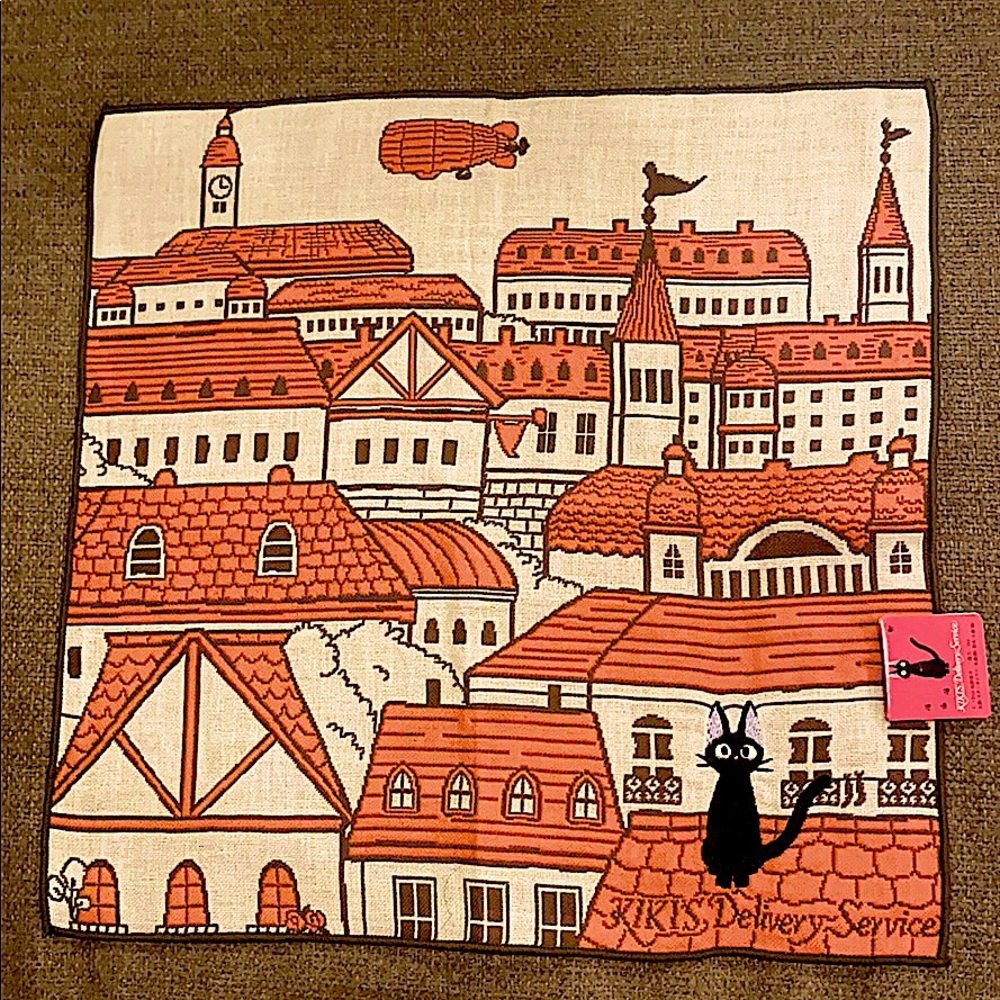 NWT japanese KIKI’S DELIVERY SERVICE handkerchief